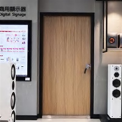 ประตูไม้เดี่ยวทนไฟ